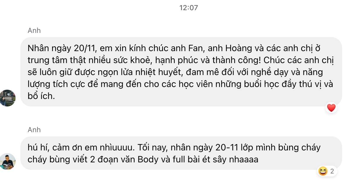 Flex Thứ Tuyệt Vời Nhất Mà Tám Bốn Có. Đó Là Tình Yêu Thương Của Các Bạn Học Viên 9
