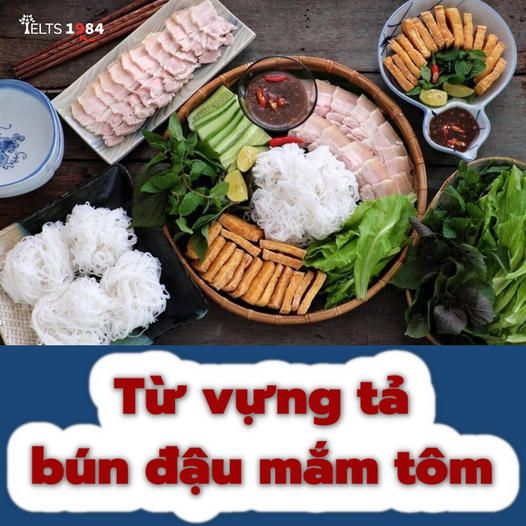 Từ Vựng Tả M&oacute;n [b&uacute;n Đậu Mắm T&ocirc;m]