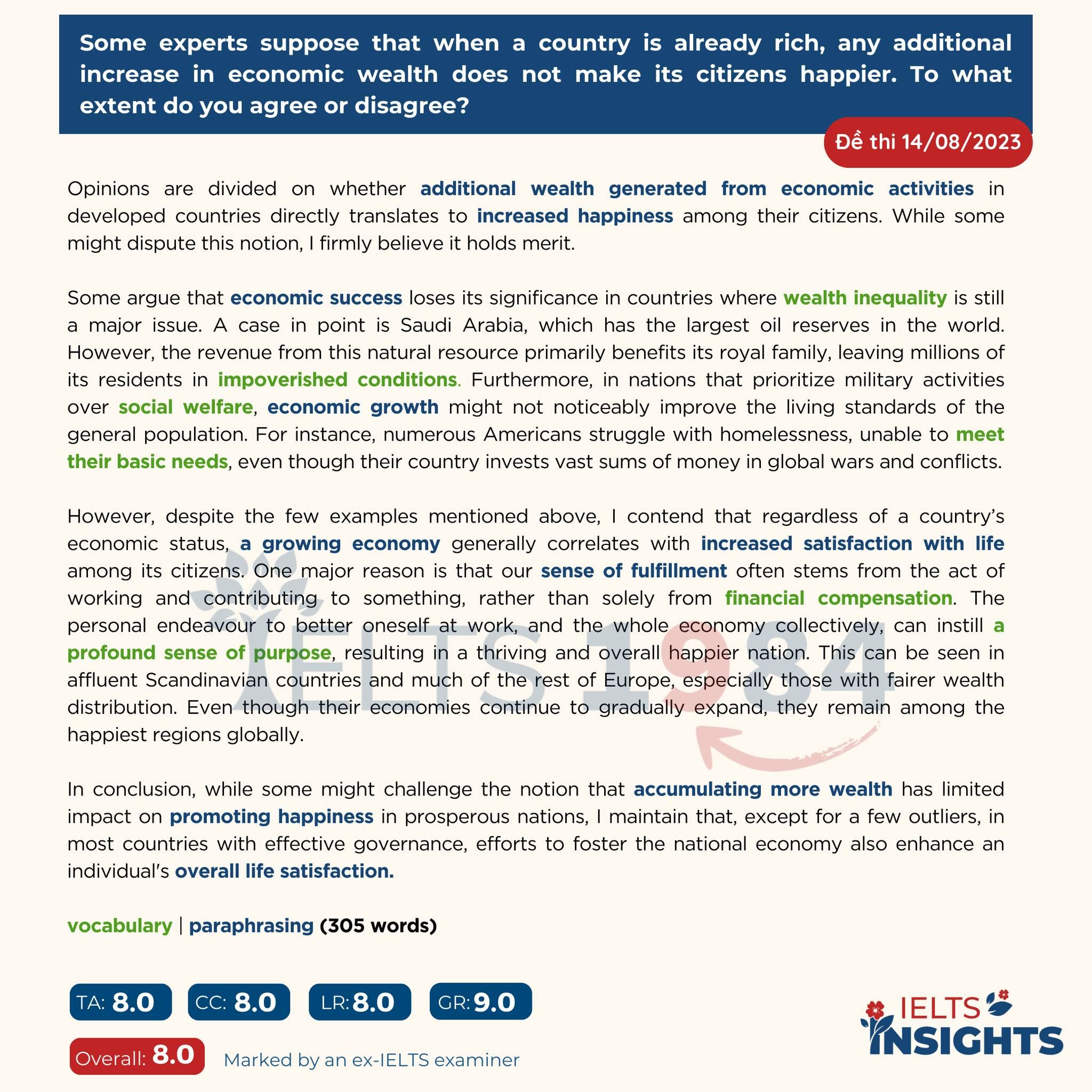 [cùng Viết Essay Từ Số Không]   Đề Thi Ngày 14:08:2023