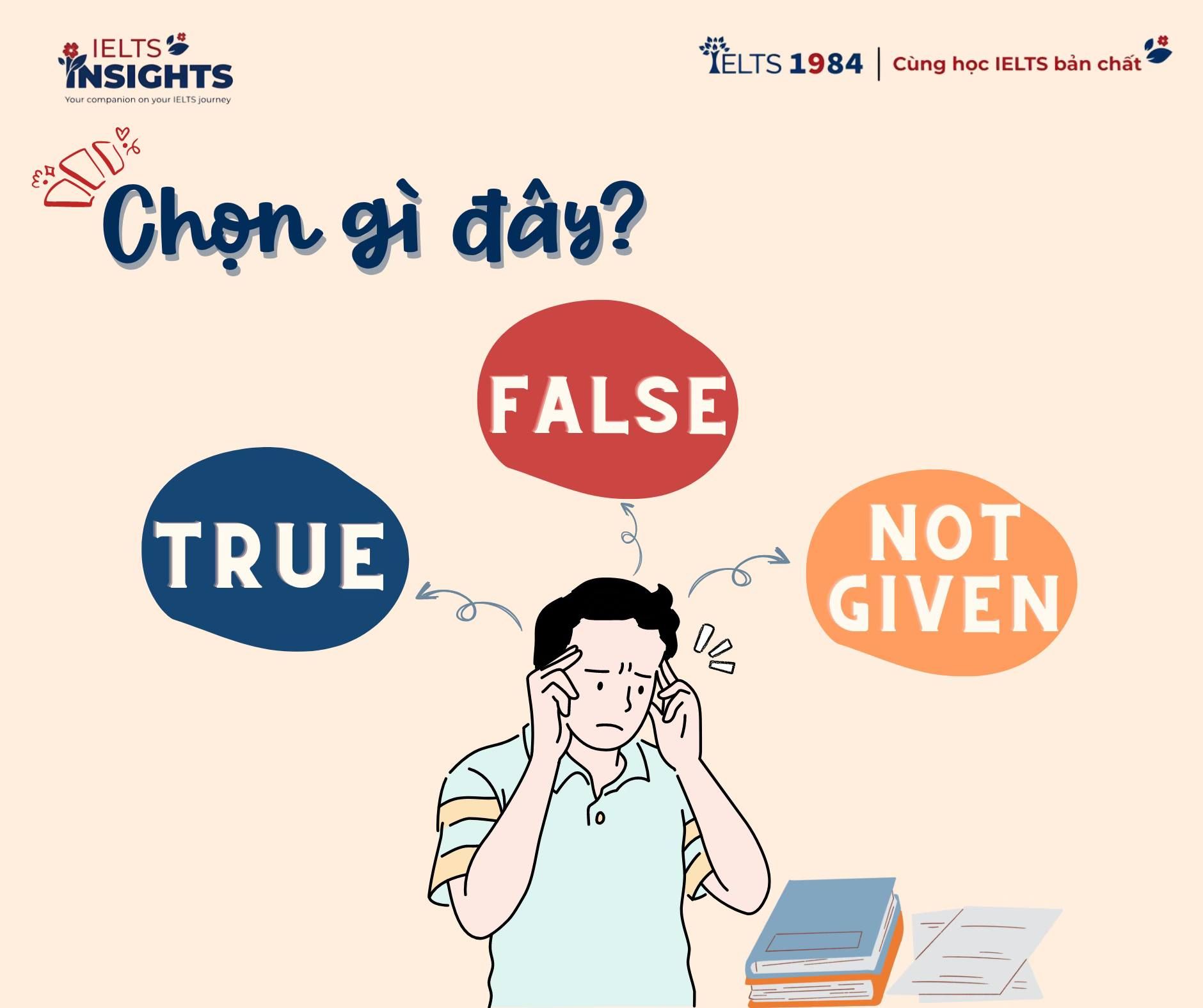 True? Hay Là False? Hay Là Not Given?