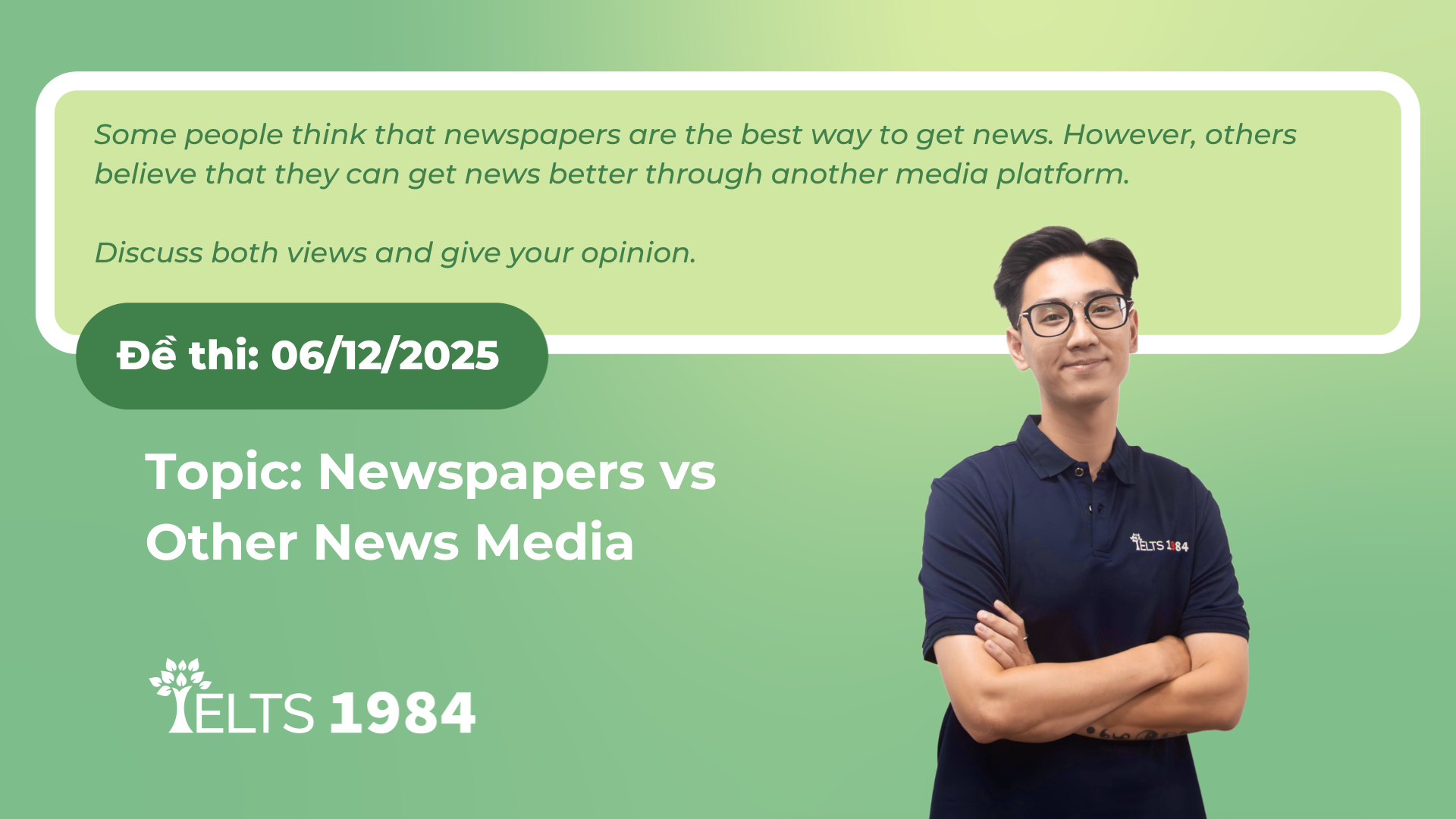 De Thi Ngay 06 12 2025 Topic Newspapers Vs Other News Media
