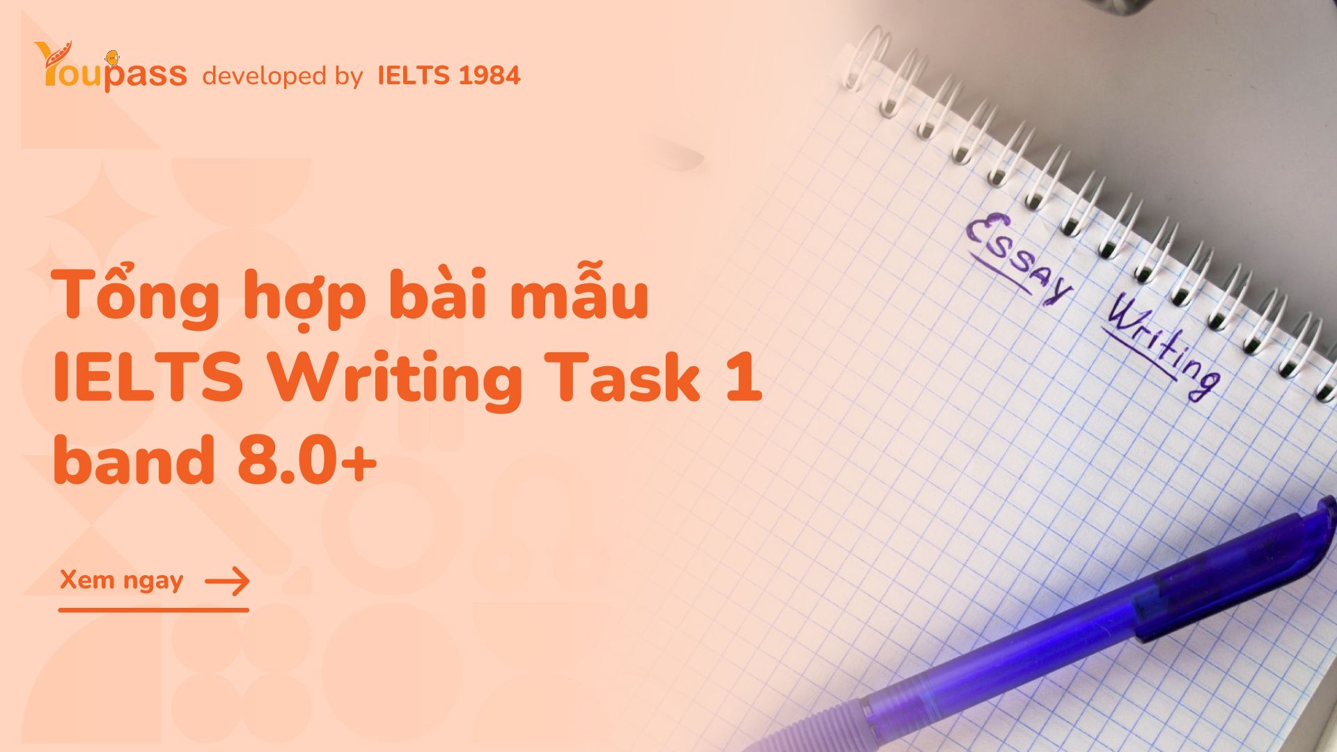 B&agrave;i mẫu IELTS Writing Task 1