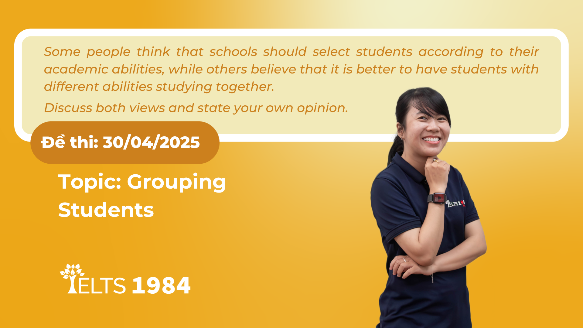 De Thi Ngay 30 04 2025 Topic Grouping Students